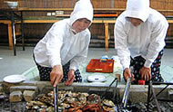 相差かまど海女小屋体験